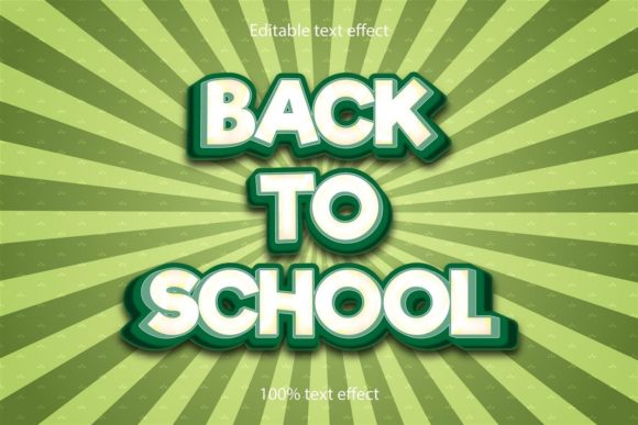 Back to School Background Text Effect: A Design Guide