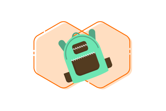 Back to School Backpack Background