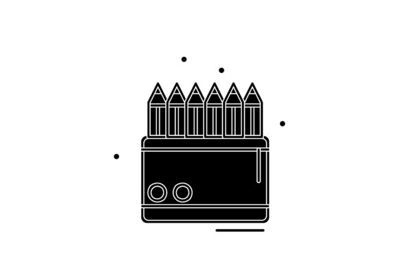 Back to School Colored Pencils Black: A Creative Typeface for Modern Design Projects