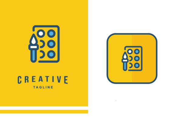 Back to School Icon – Paint Palette: A Versatile Design Resource for Creative Projects