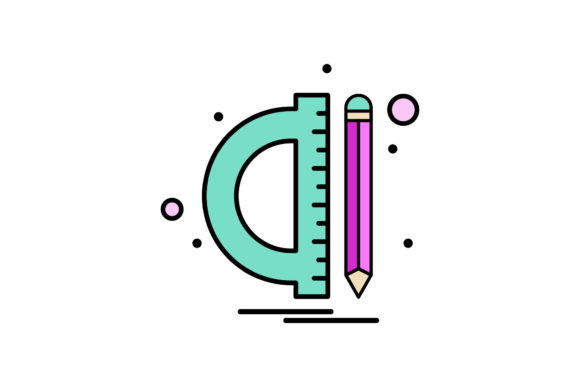 Back to School Ruler and Pencil Design Kit for Creators